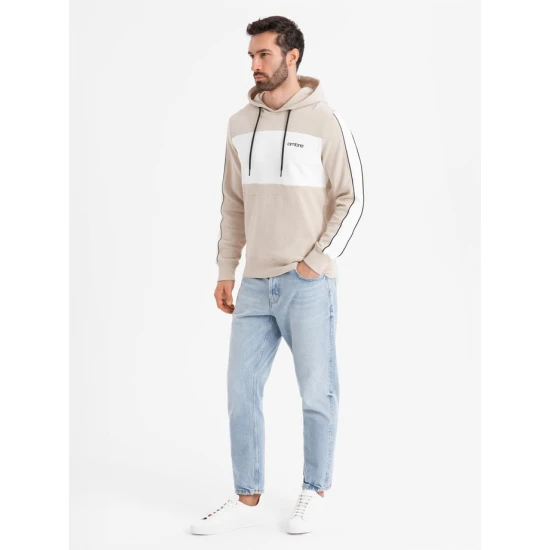 Vyriškas rusvos spalvos džemperis Edman V2 OM-SSNZ-0225