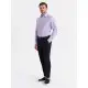 Vyriški violetinės spalvos marškiniai Adrian V2 OM-SHOS-0183