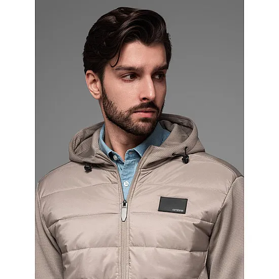 Men's brown jacket Munt V3 OM-JANP-0160