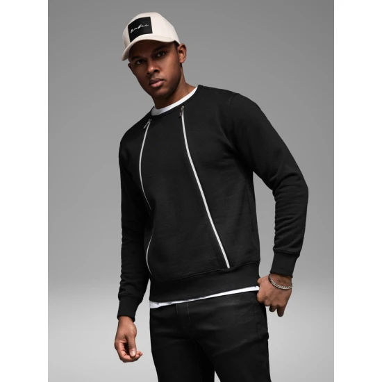 Vyriškas juodas megztinis Anum Džemperiai