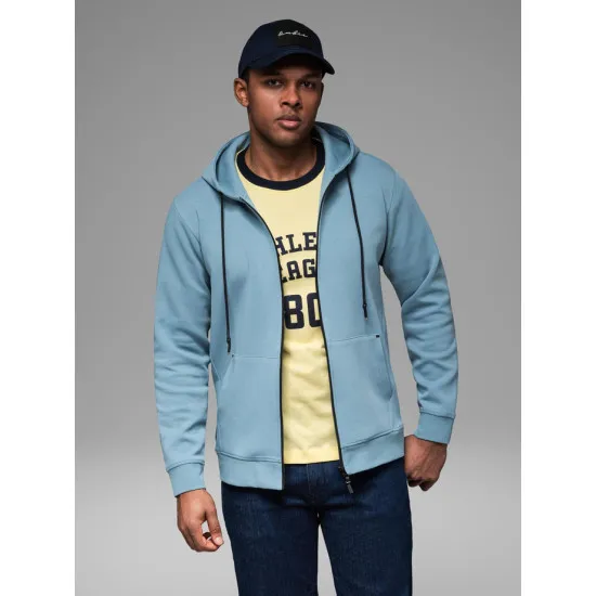 Niebieski sweter męski Adal V4 OM-SSZP-0213