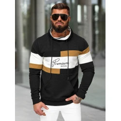 Vyriškas juodas džemperis Henry