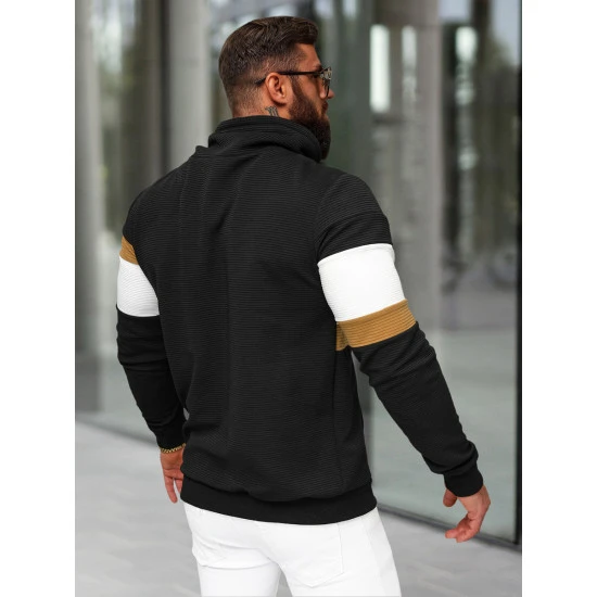 Vyriškas juodas džemperis Henry O/B7524