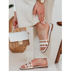 Moteriškos baltos spalvos šlepetės Stelsan