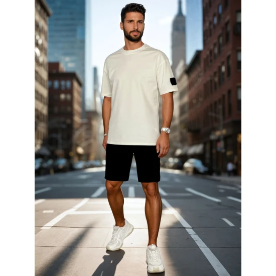 Vyriškas baltas komplektas Summer AX0806