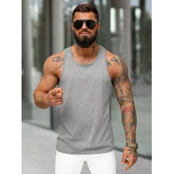 Vyriški berankoviai tamsiai pilki marškinėliai Romul