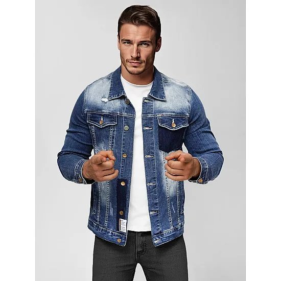 Men's blue denim jacket Urgan NB/MJ536BZ