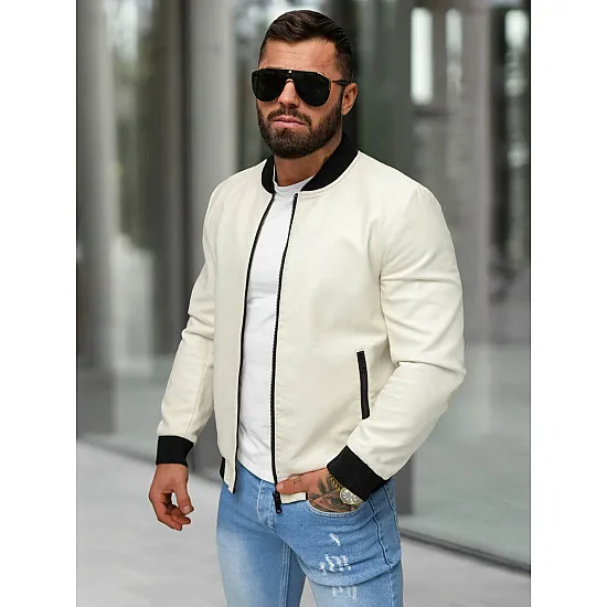 Eko odos baltos spalvos striukė Lamer JS/11Z8107