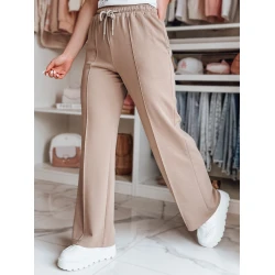 Moteriškos laisvalaikio kelnės rusvos spalvos Seni