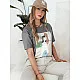 Women's grey T-shirt Breivi RY2617