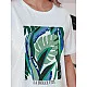 Women's white T-shirt Mumba RY2620