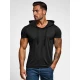 Juodi vyriški marškinėliai Remer JS/8T89/3Z