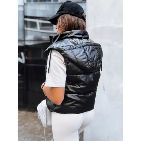 Juoda blizgi liemenė Osin TY3706