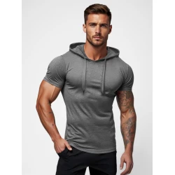 Tamsiai pilki vyriški marškinėliai Remer