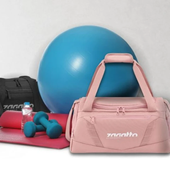 Moteriškas sportinis rožinės spalvos krepšys Gym ZG937