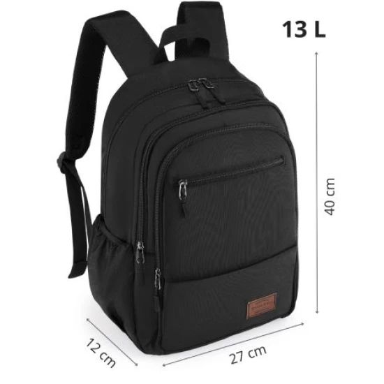 Mokyklinė juoda kuprinė School ZG945