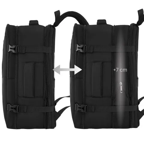 Juodos spalvos kelioninė kuprinė Tourist ZG947