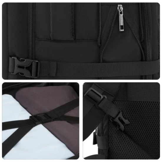 Juodos spalvos kelioninė kuprinė Tourist ZG947