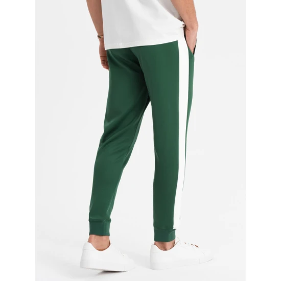 Vyriškos žalios spalvos laisvalaikio kelnės Adelf V7 OM-PASK-0229