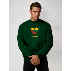 Tamsiai žalios spalvos džemperis LTU