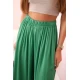Moteriškos plačios žalios spalvos kelnės Andi 31828