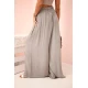 Moteriškos plačios pilkos spalvos kelnės Andi 31715