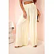Women's wide yellow trousers Andi 31717