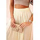 Women's wide yellow trousers Andi 31717