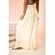 Women's wide yellow trousers Andi 31717