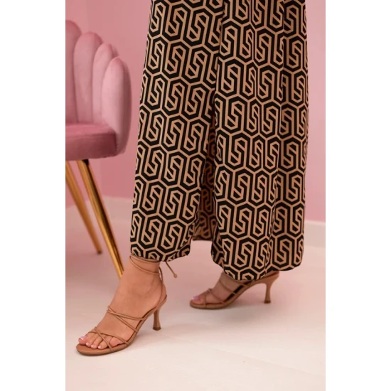 Moteriška ruda suknelė su petnešėlėmis Zebra 32706