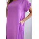 Violetti mekko taskuilla Safira 31129