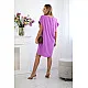 Violetti mekko taskuilla Safira 31129