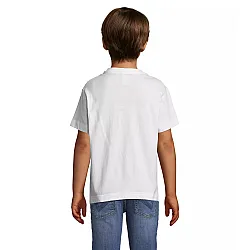 Vaikiški unisex baltos spalvos marškinėliai Kids