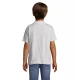 Vaikiški unisex šviesiai pilkos spalvos marškinėliai Kids KIDS11970