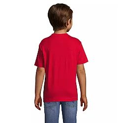 Vaikiški unisex raudonos spalvos marškinėliai Kids