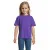 Vaikiški unisex violetinės spalvos marškinėliai Kids