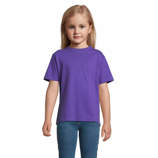 Vaikiški unisex violetinės spalvos marškinėliai Kids KIDS11970