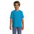 Vaikiški unisex mėlynos spalvos marškinėliai Kids