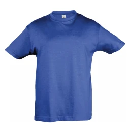 Vaikiški unisex ryškiai mėlyni marškinėliai Kids