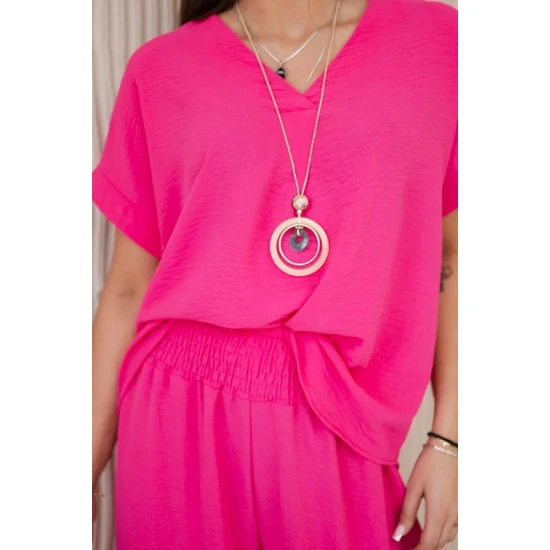 Moteriška rožinės spalvos komplektas Lebelle 31044