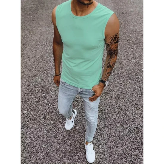 Vyriški mėtinės spalvos marškinėliai Lock RX4916