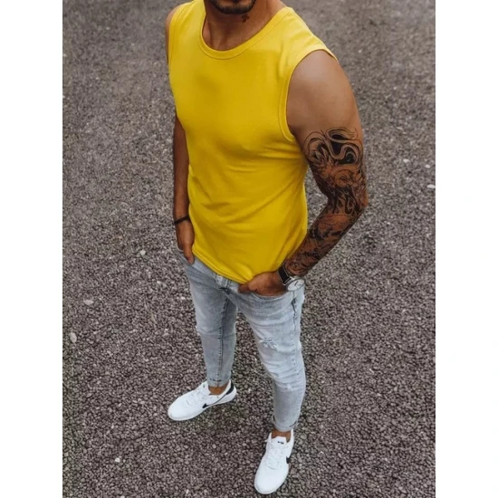 Vyriški geltonos spalvos marškinėliai Lock RX4920