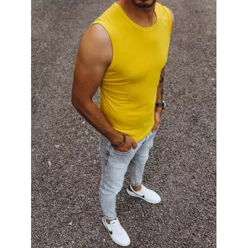 Vyriški geltonos spalvos marškinėliai Lock RX4920