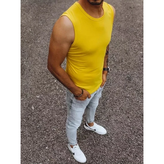 Vyriški geltonos spalvos marškinėliai Lock RX4920
