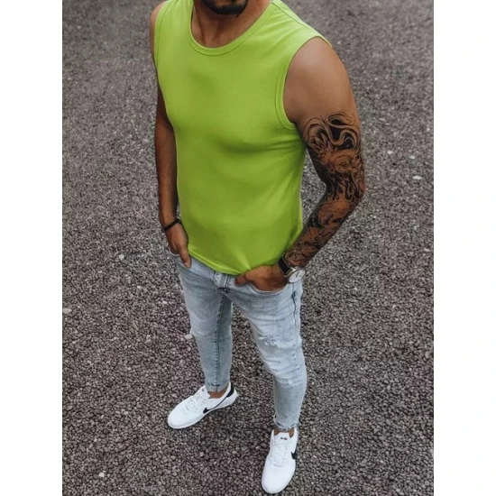 Vyriški šviesiai žalios spalvos marškinėliai Lock RX4917