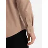 Miesten vaaleanruskea paita Arlas V7 OM-SHCS-0134