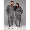 Unisex casual dark grey trousers Argan V18 OU-PSBC-0100