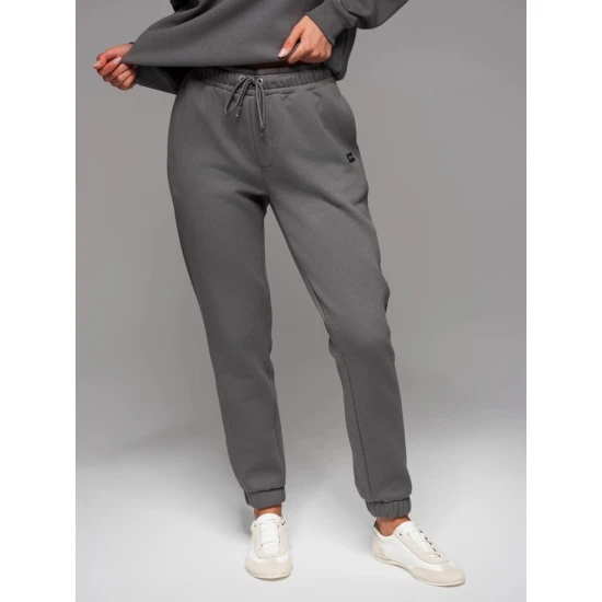 Unisex laisvalaikio tamsiai pilkos kelnės Argan V18 OU-PSBC-0100