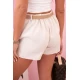 Klostuotas sijonas-šortai smėlinės spalvos Arnita 32108