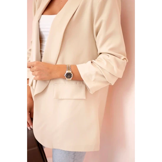 Moteriškas rusvas švarkas Florita 31508